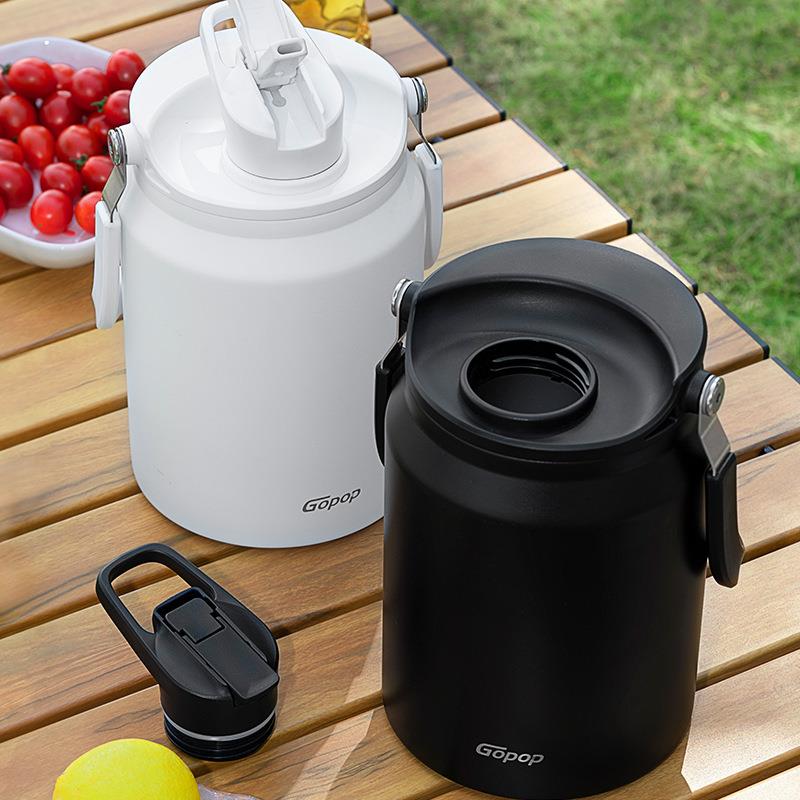 【折扣价】酷饮户外保温壶大容量墩墩桶旅行壶316不锈钢烧水壶家