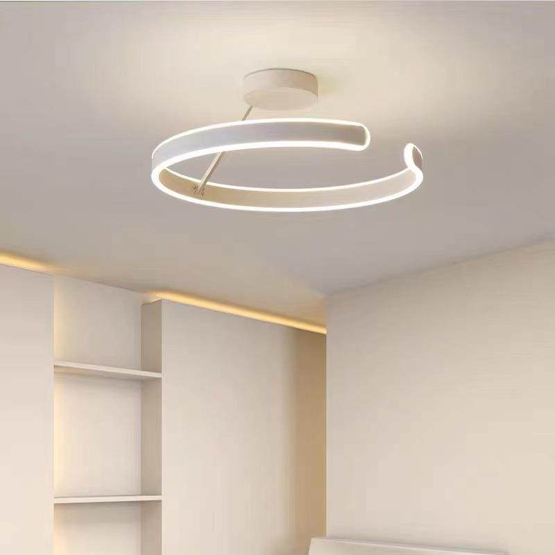 RA97全光谱高显指吸顶灯上下发光圆形LED灯饰卧室书房房间灯具