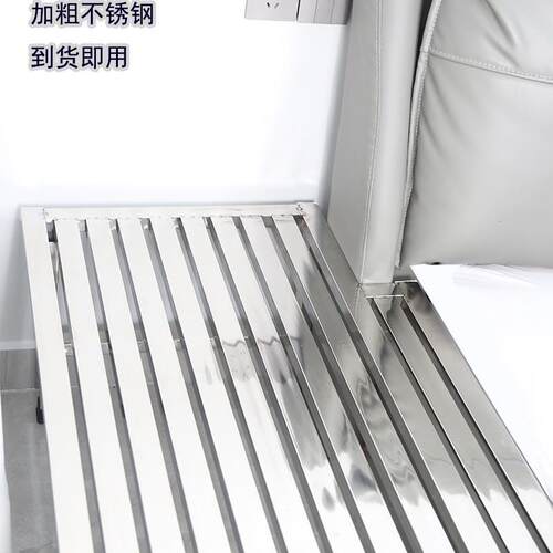 爸爸不锈钢儿童拼接床加宽大人床增宽延边无缝高可可定