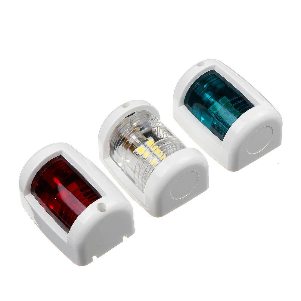 船灯LED迷你航行灯红绿船舷灯白壳黑色壳一对12VDC游艇信号灯