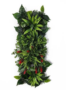 仿真植物草坪人造草坪壁挂植物墙草坪绿色家居装饰墙壁25*75CM