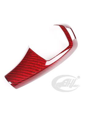 适用于宝马08-13款宝马X5/X65系真碳纤维红色排挡头盖档把改装