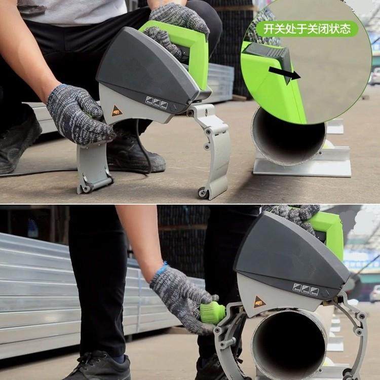 电动切割机生产移动式切割机价格手提式电动切管机配件