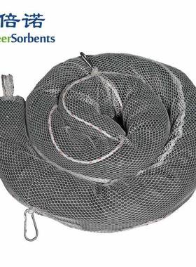 灰色吸液吸油索紧急泄露围油栏化学品吸附索围油栏12.7cmx300cm