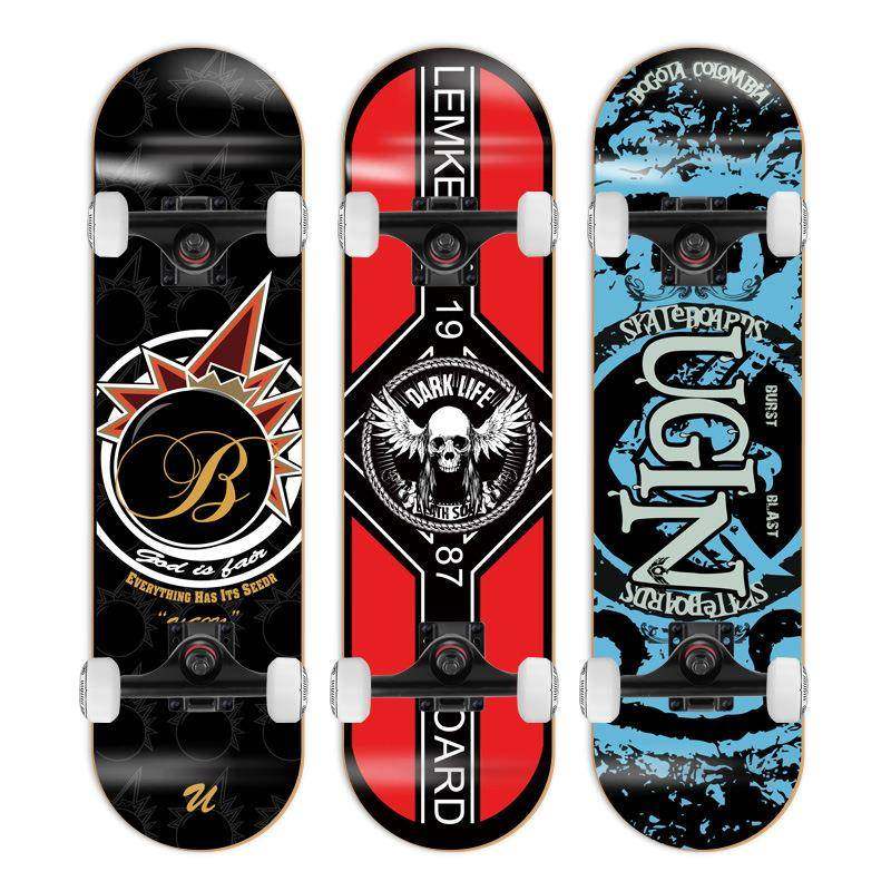 滑板四轮滑板初学者双翘板刷街滑板成人女生男生MS107星尚系列