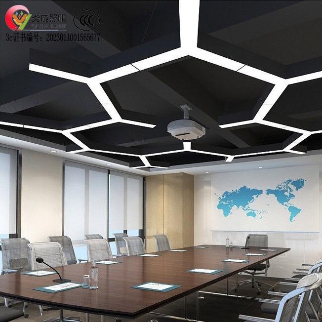 办公室吊灯led简约异形灯创意个性人字灯工业风网咖y型吊线灯