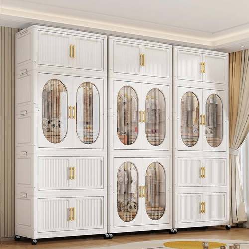 免安装宝宝衣柜家用衣服被子储物柜儿童衣橱小学生衣物折叠收纳柜