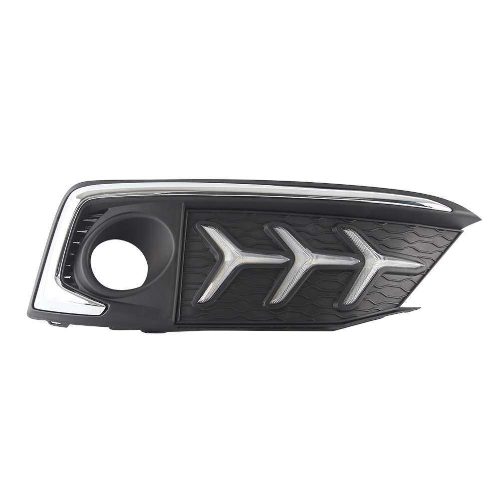 适用于19-20款本田思域日行灯鱼骨型 21款思域LED日间行车