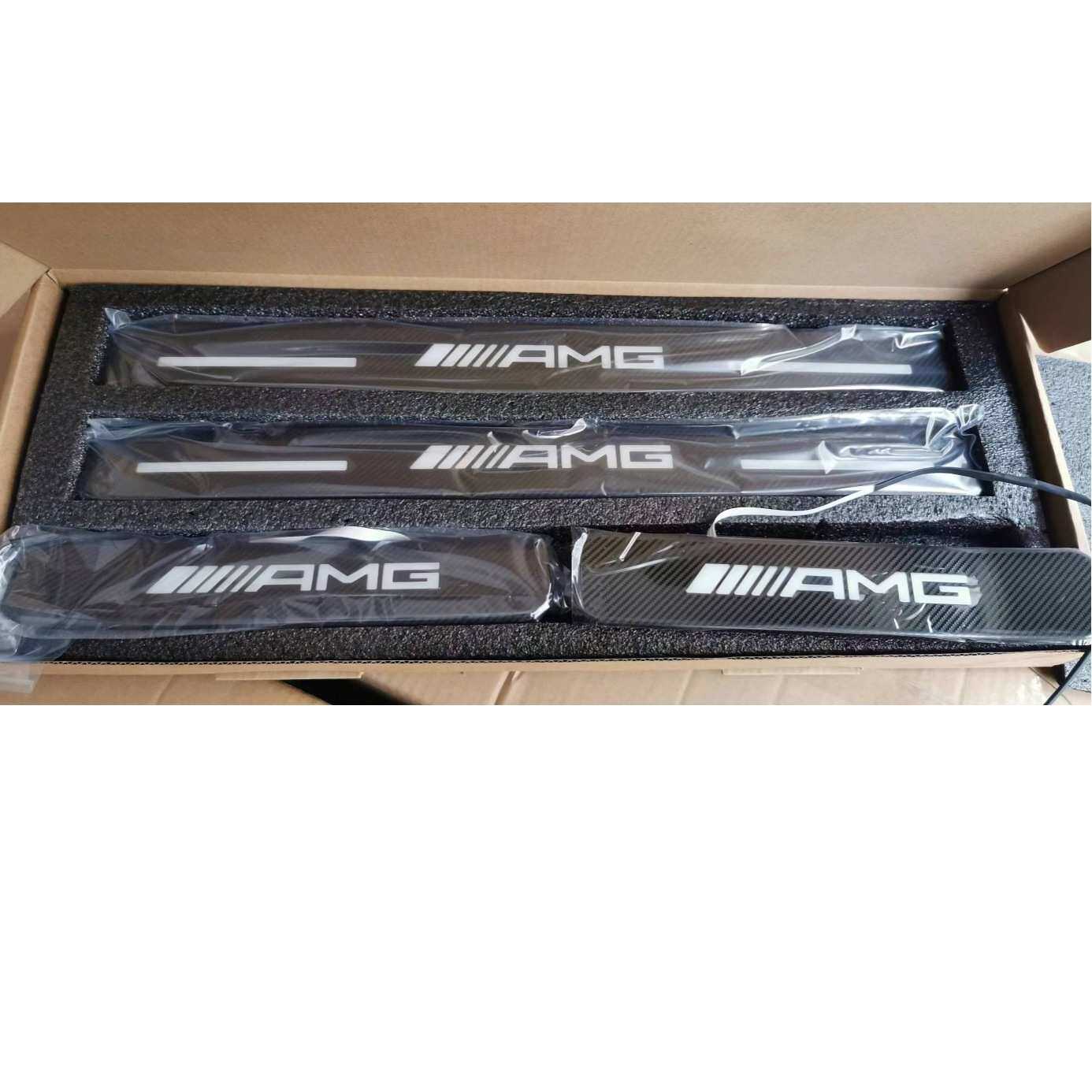 19-23benz奔驰大G级W463W464G63 AMG带灯门槛条迎宾踏板door sill