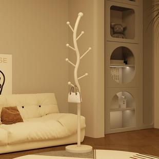 衣架落地卧室2024新款轻奢高级感挂衣架结实耐用树枝衣帽架奶油风