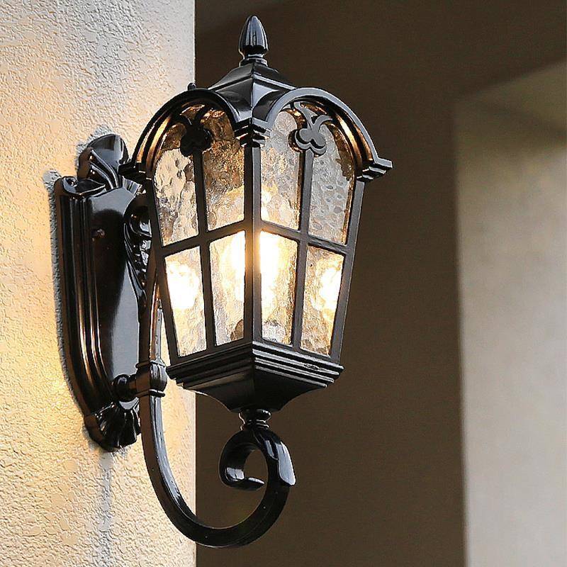 别墅欧式花园庭院灯太阳能壁灯太阳户外阳台走廊壁灯室外过道防水