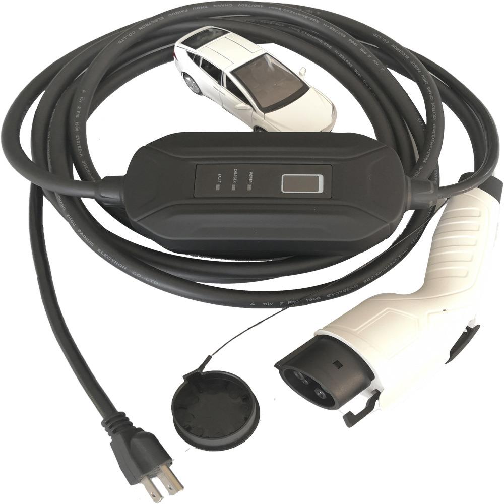 16A Single-phase American standard AC mode 3 EV charger gun