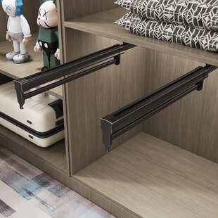 衣架连接挂钩静音抽拉裤架家居升级衣柜滑轨裤子收纳可伸缩裤架子