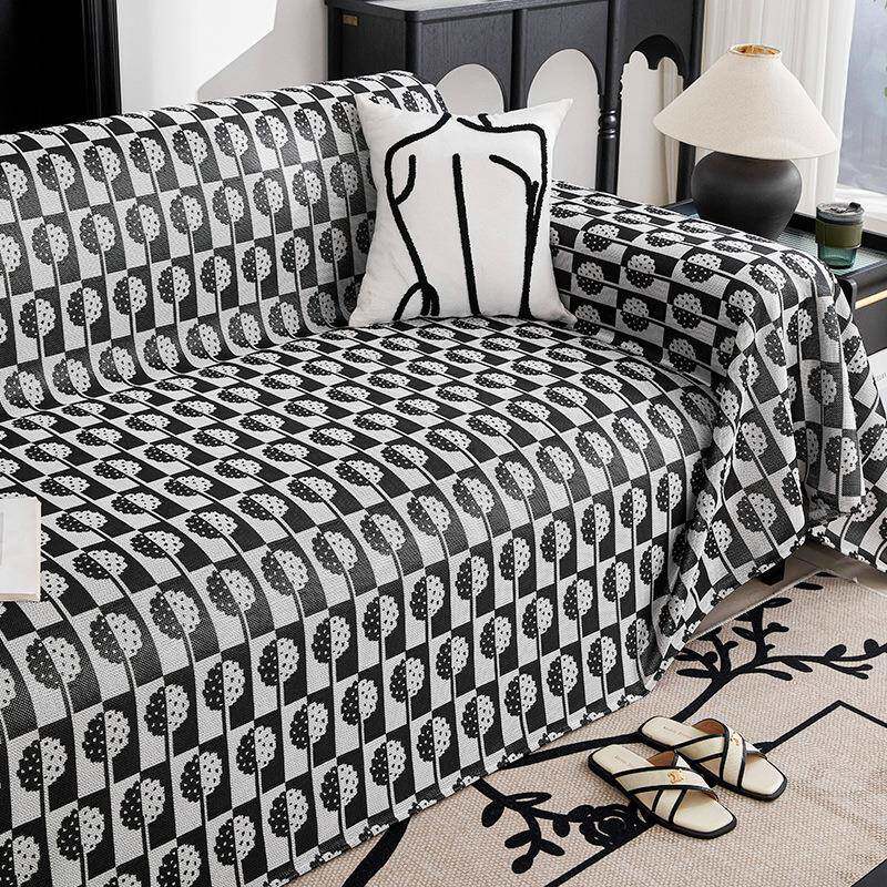 2026新款夏季冰丝沙发盖布巾夏天轻奢高级感沙发垫子防滑沙发套罩