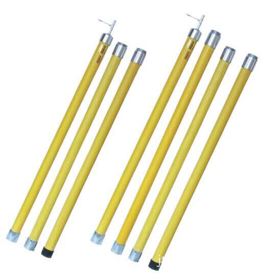 冀泰 直径36mm大型接口令克棒JTD-5 5节5米10KV高压绝缘棒 拉闸杆