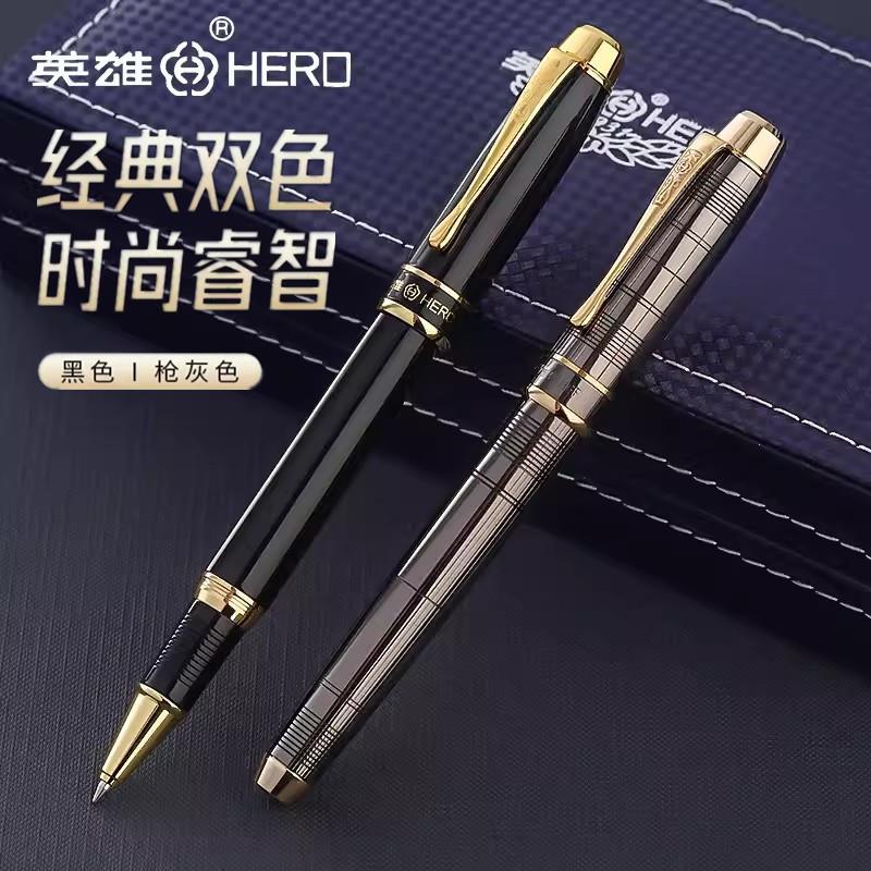 英雄签字笔商务高档金属宝珠笔953男士碳素签单笔刻字纪念送礼品
