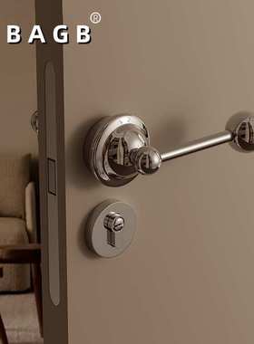 BAGB创意门把手房间卧室磁吸静音个性定制小叮当儿童房门安全门锁