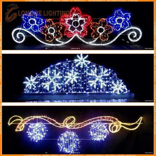 LED跨街灯 LED横街灯 LED过街灯画 步行街横跨灯