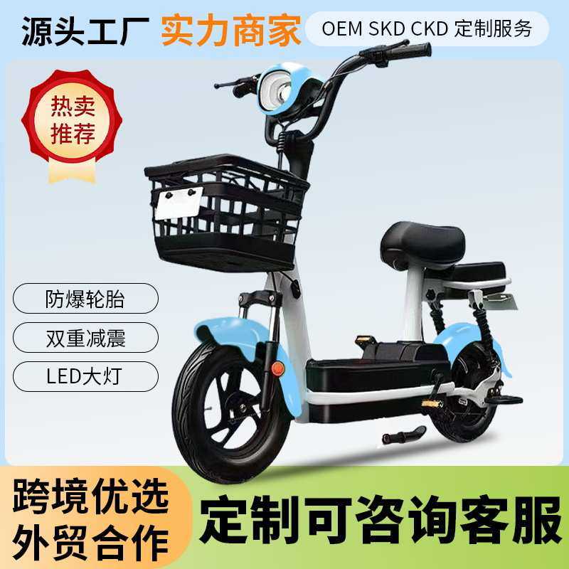 2025新款电动车小型车成人电动自行车新国标可上牌迷你助力电瓶车