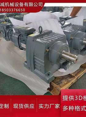 RX157大型卧式一体电动机减速机 单级传动底脚轴伸式安装节省空间
