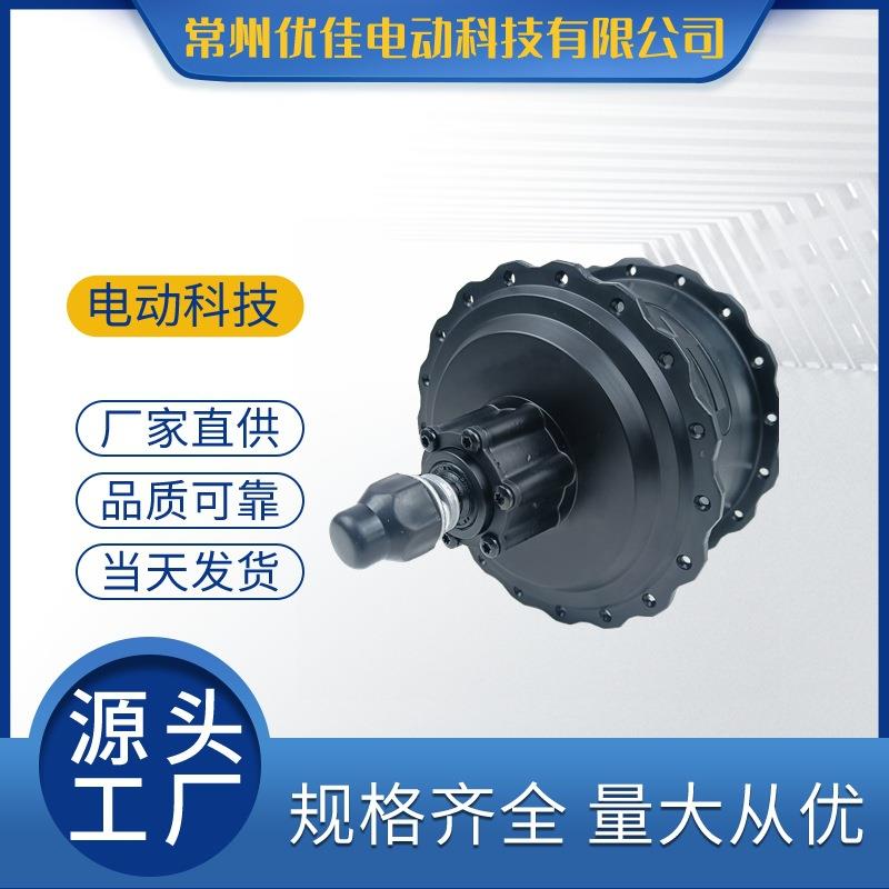 电动自行车改装配件48v36v500w电动车转换电机雪地轮毂电机卡式