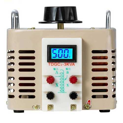 上海调压器 单相接触式调压器 TDGC2J-3KVA  0-500V