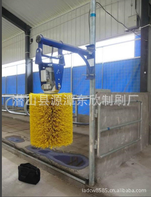厂家供应奶牛洗澡毛刷奶牛按摩刷毛刷辊清洁软毛牛用电动