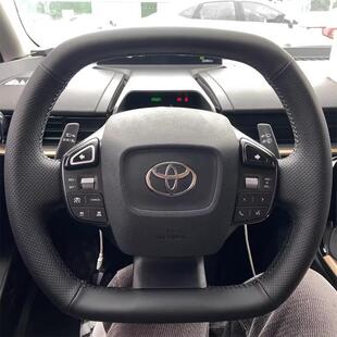 23-24款丰田BZ3方向盘套真皮丰田BZ3把套手缝内饰专车专用全包