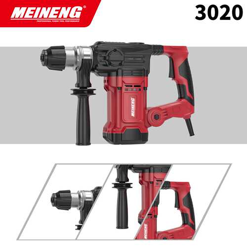 美能电动工具 25年新款大功率电锤 3020红色款