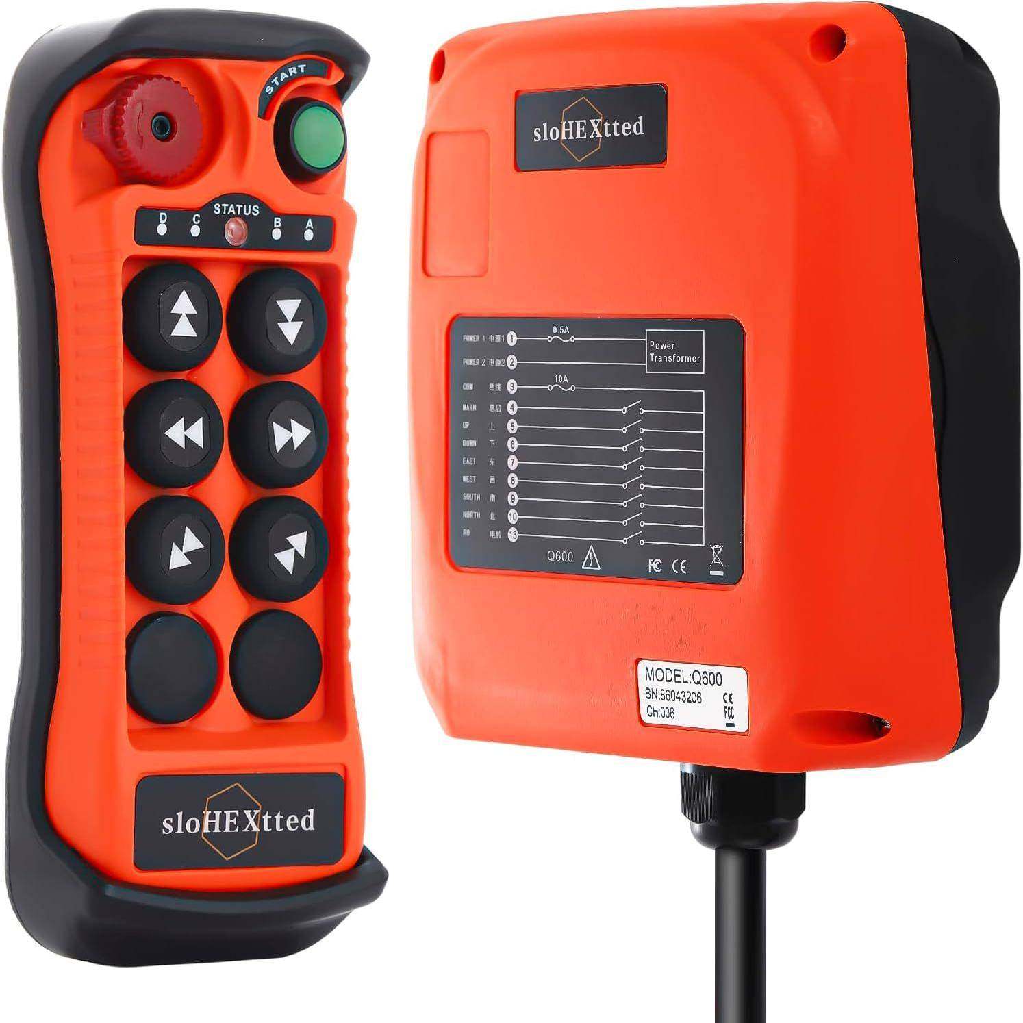 Wireless Crane Remote Control Radio Industrial Overhead Brid
