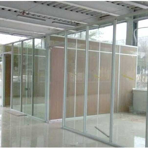 厂家直销双玻百叶玻璃隔断 办公室铝合金屏风隔断墙卫生间隔断板