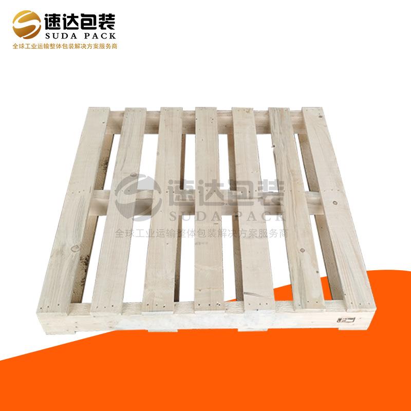 厂家现货二向进叉木托盘仓库储存防潮木托盘