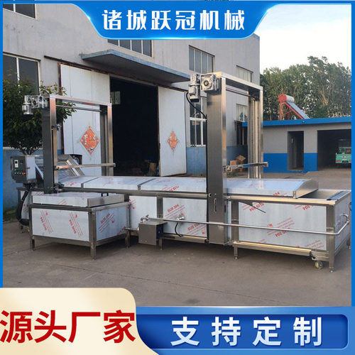 小型滚杠巴氏杀菌机蒸汽链板巴氏杀菌流水线蔬菜漂烫杀青机
