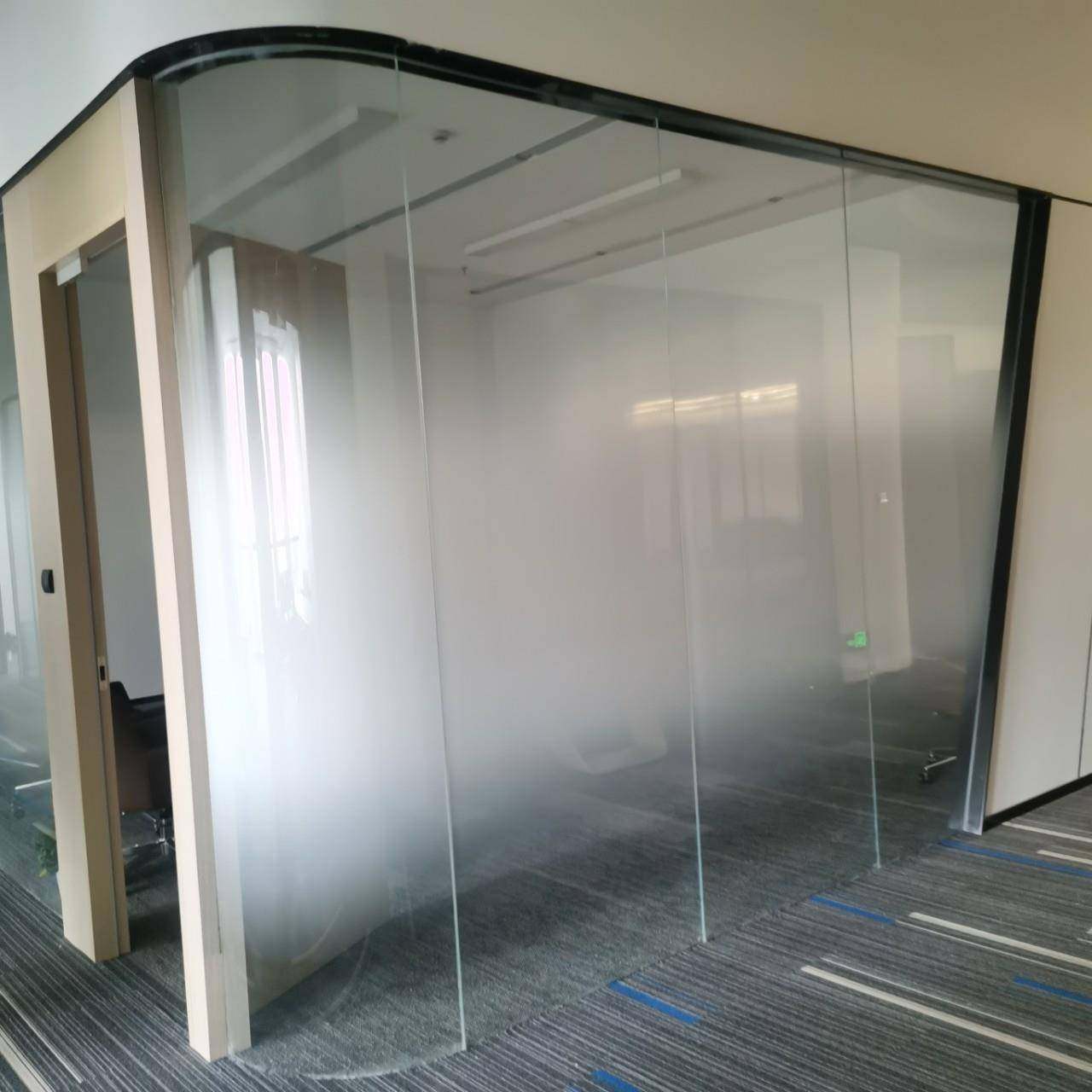 上海玻璃隔断玻璃屏风贴膜玻璃不绣钢零售木门安装