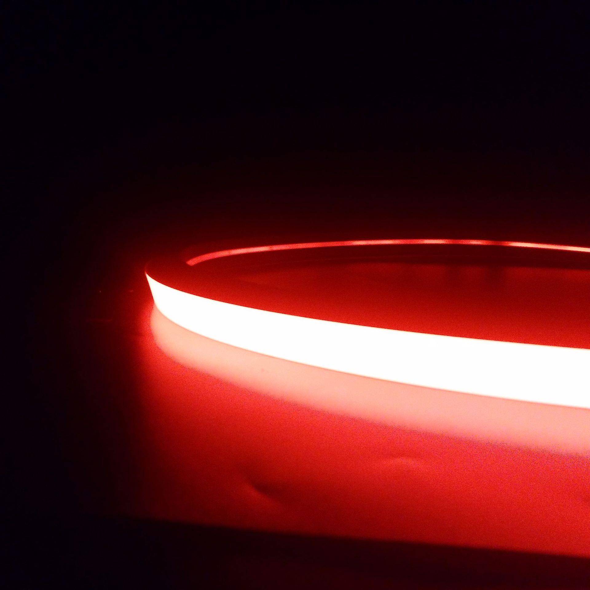 2020LED正发光灯单色LED灯线条灯led软灯带防水柔性灯带套管24V