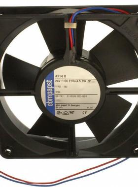 原装德国西德4314U24V210MA5.0W120*120*32高端设备风扇