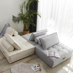 复古风方块组合沙发家用客厅现代简约民宿懒人休闲组合极简榻榻米