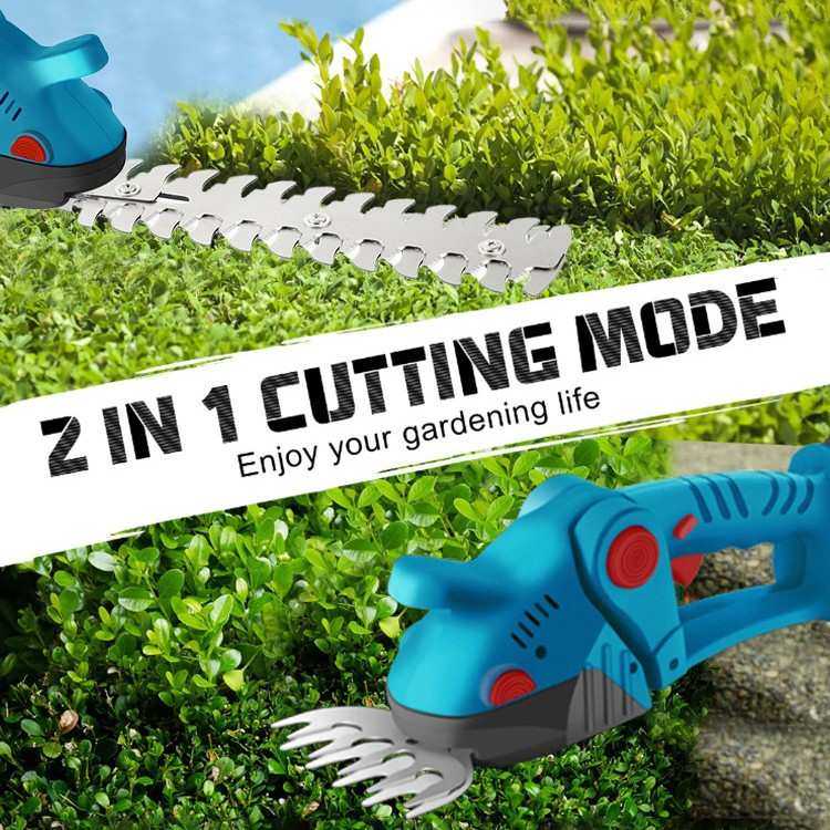 2合1绿篱机便携锂电手持篱笆剪多功能小型修剪机电动修枝剪蓝色,模玩/动漫/周边/娃圈三坑/桌游,模型制作工具/辅料耗材,淘宝优惠券,粉丝福利购,淘宝优惠卷
