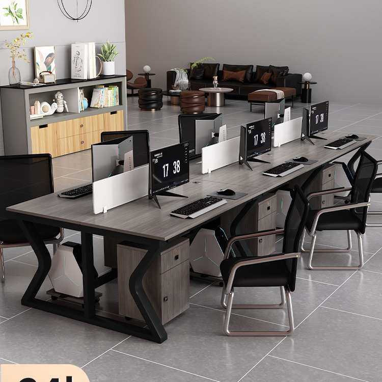 职员办公桌员工位现代简约四人位面对面屏风卡座桌椅组合工作卡位,模玩/动漫/周边/娃圈三坑/桌游,模型制作工具/辅料耗材,淘宝优惠券,粉丝福利购,淘宝优惠卷