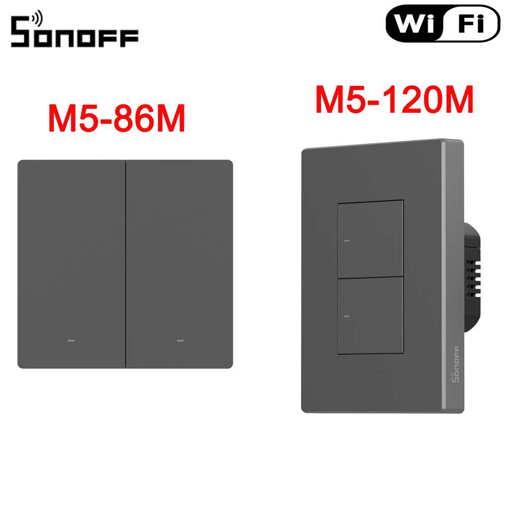SONOFF M5 Wi-Fi Matter智能机械墙壁开关l零火手机远程控制M系列