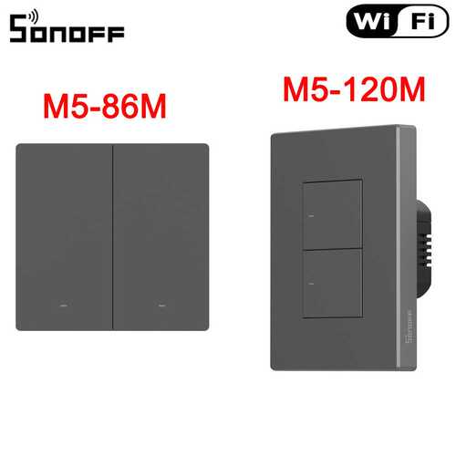 SONOFF M5 Wi-Fi Matter智能机械墙壁开关l零火手机远程控制M系列