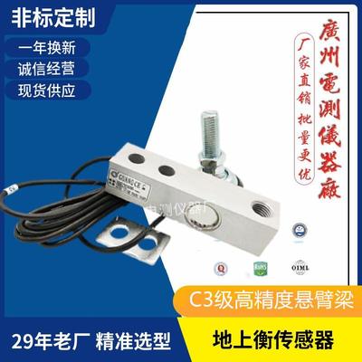 广测YZC-320A地上衡电子秤1吨悬臂梁称重传感器 小地磅称重感应器