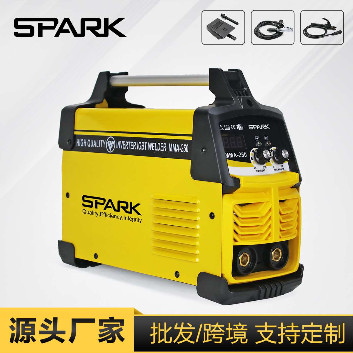 跨境搜SPARK电焊机逆变焊接设备数显焊机家用便携式点焊机手工焊
