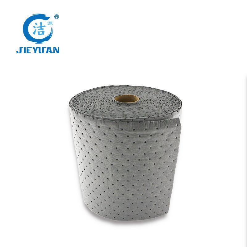 洁源UR43822X灰色多撕线耐磨型吸液卷 4MM厚22M多用途卷状吸液棉