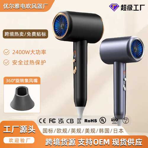 跨境吹风机发廊大功率电吹风家用负离子护发Hair dryer工厂一代发