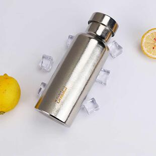 飞剑运动水壶健身便携纯钛保温杯双层户外钛水杯男杯子简约500ml