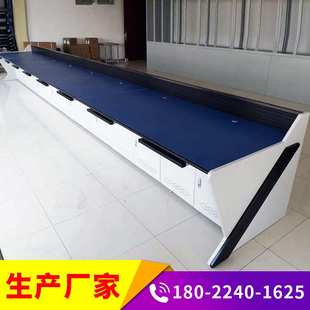 监控操作台两联三联指挥中心调度平台控制台机柜工作台电脑桌椅子