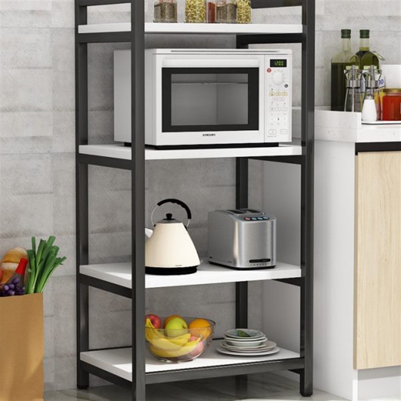 厨房置物架落地家用收纳储物架子微波炉架多层多功能省空间烤箱架
