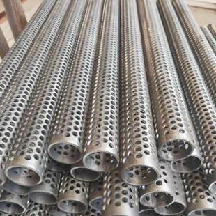 直径35mm304多网孔管圆孔冲孔管圆柱形过滤网筒不锈钢滤芯骨架