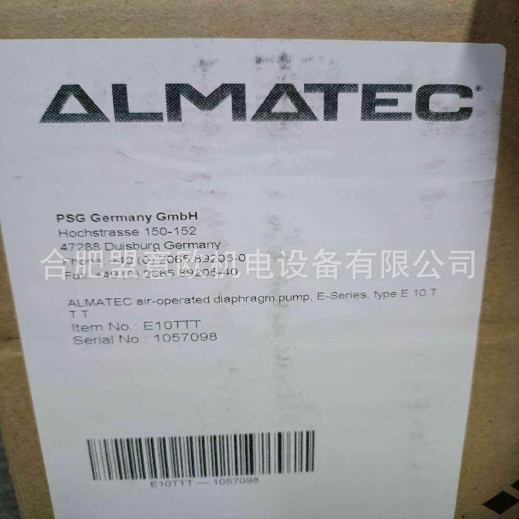 德国ALMATEC气动隔膜泵E10TTT